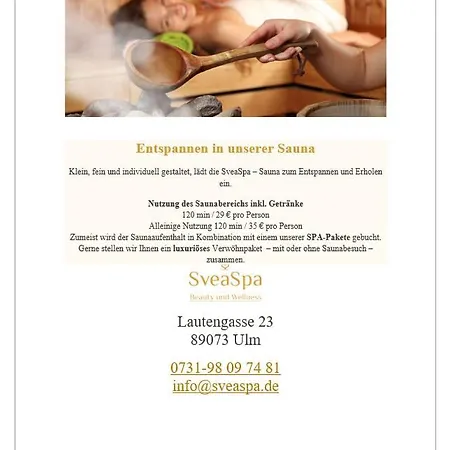 100m Zum Ulmer Muenster: 57m² An Der Blau Appartement *