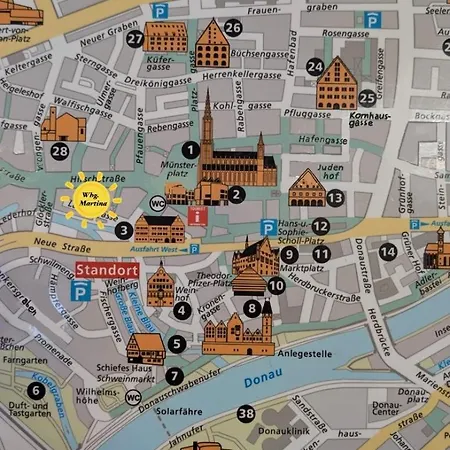 Apartament 100m Zum Ulmer Muenster: 57m² An Der Blau